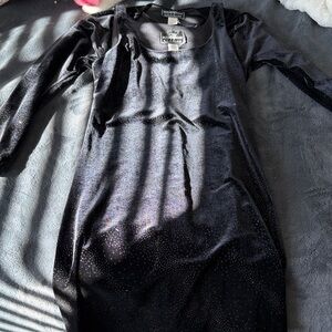 Black Sparkle Bodycon Dress